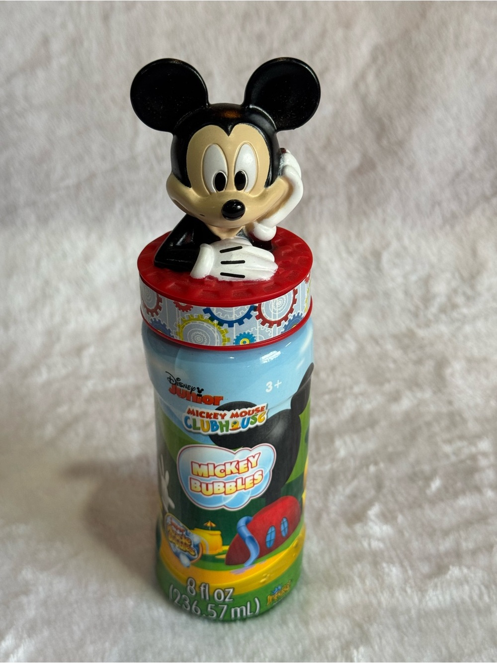 Disney Mickey Mouse Bubbles Bottle - Black, Red & Blue